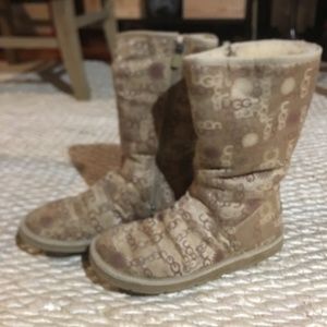 Golden UGGs! Size 10